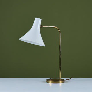Greta Von Nessen Brass Desk Lamp for Nessen Studios