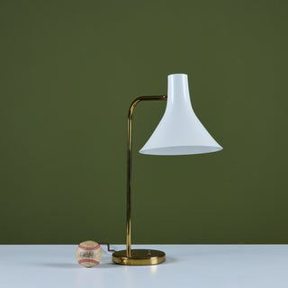 Greta Von Nessen Brass Desk Lamp for Nessen Studios