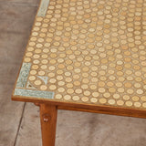 Hand Laid Mosaic Tile Coffee Table in the Style of Tue Poulsen