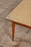 Hand Laid Mosaic Tile Coffee Table in the Style of Tue Poulsen
