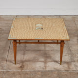 Hand Laid Mosaic Tile Coffee Table in the Style of Tue Poulsen