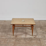 Hand Laid Mosaic Tile Coffee Table in the Style of Tue Poulsen
