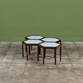 Hans C. Andersen Hexagonal Side Table
