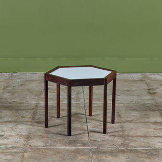 Hans C. Andersen Hexagonal Side Table