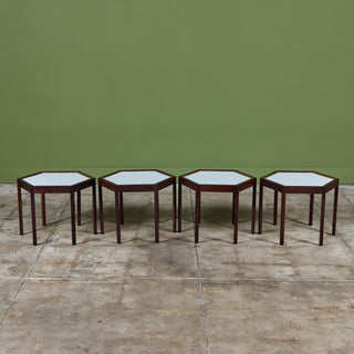 Hans C. Andersen Hexagonal Side Table