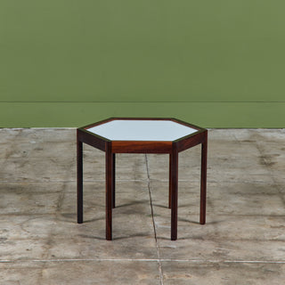 Hans C. Andersen Hexagonal Side Table