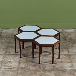 Hans C. Andersen Hexagonal Side Table