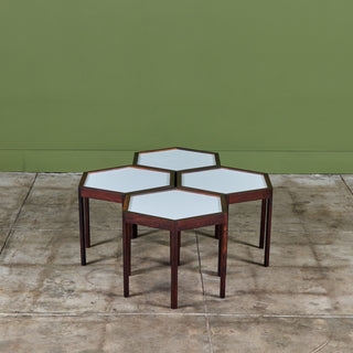 Hans C. Andersen Hexagonal Side Table
