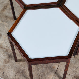 Hans C. Andersen Hexagonal Side Table