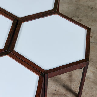 Hans C. Andersen Hexagonal Side Table