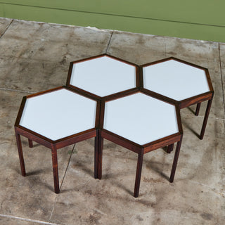Hans C. Andersen Hexagonal Side Table