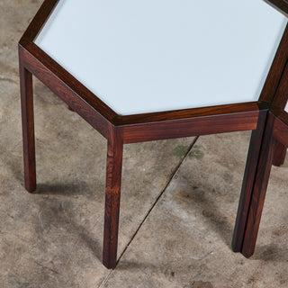 Hans C. Andersen Hexagonal Side Table