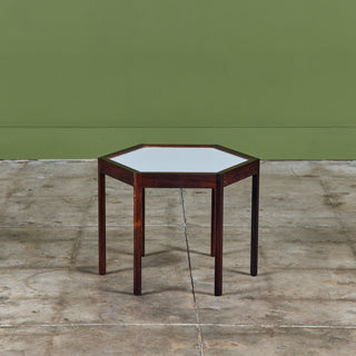 Hans C. Andersen Hexagonal Side Table