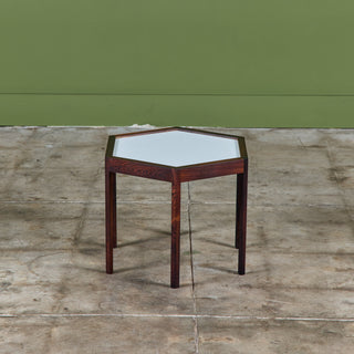 Hans C. Andersen Hexagonal Side Table