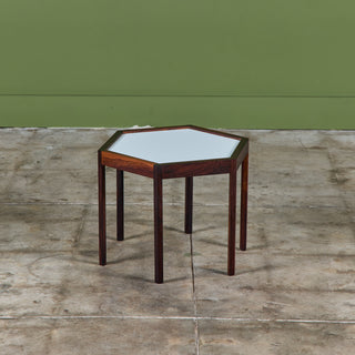 Hans C. Andersen Hexagonal Side Table