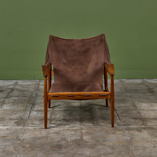 Hans Olsen "Kinna" Safari Lounge Chair for Viska Möbler