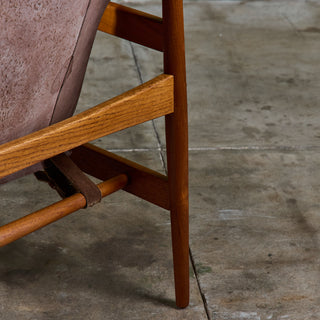 Hans Olsen "Kinna" Safari Lounge Chair for Viska Möbler