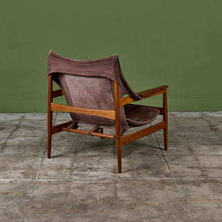 Hans Olsen "Kinna" Safari Lounge Chair for Viska Möbler
