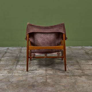Hans Olsen "Kinna" Safari Lounge Chair for Viska Möbler