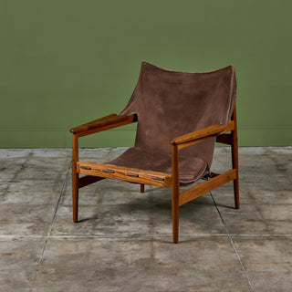 Hans Olsen "Kinna" Safari Lounge Chair for Viska Möbler