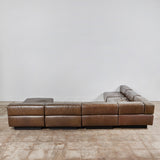 Harvey Probber "Cubo" Sectional Leather Sofa