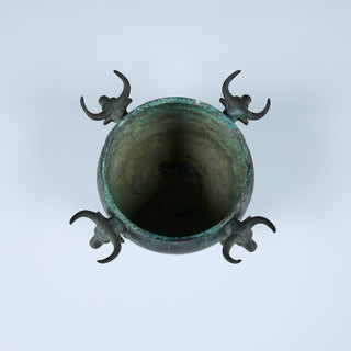 Cast Bronze Bull Bowl
