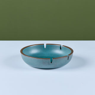 Heath Ceramics Large Blue Glazed Ashtray