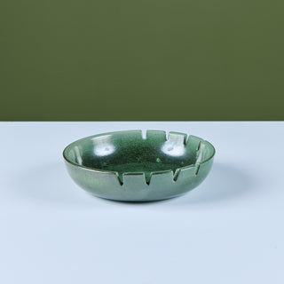 Heath Ceramics Large Green Speckle Glazed Ashtray