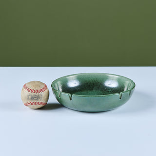 Heath Ceramics Large Green Speckle Glazed Ashtray