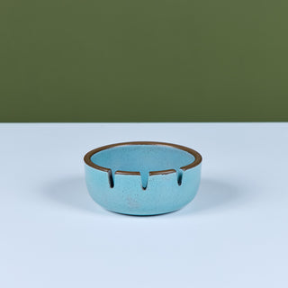 Heath Ceramics Blue Speckle Glazed Ashtray