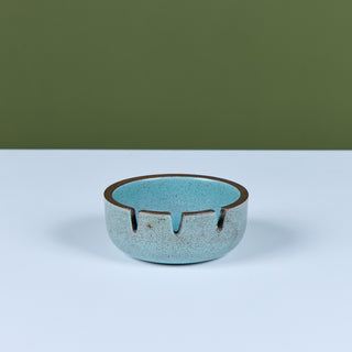 Heath Ceramics Blue Speckle Glazed Ashtray