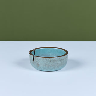 Heath Ceramics Blue Speckle Glazed Ashtray
