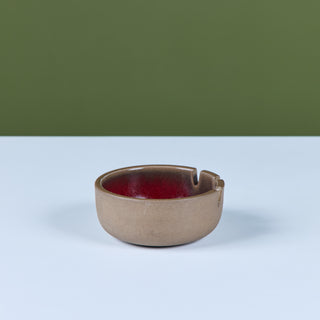 Heath Ceramics Red Stoneware Ashtray