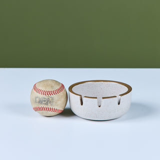 Heath Ceramics Matte White Glazed Ashtray
