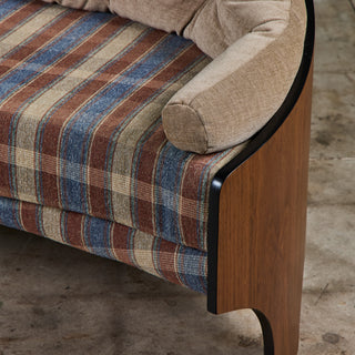 Henry P Glass 'Intimate Island' Loveseat for Richbilt Furniture