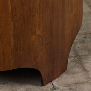 Henry P Glass 'Intimate Island' Loveseat for Richbilt Furniture