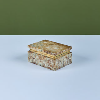 Italian Alabaster Cigarette Box