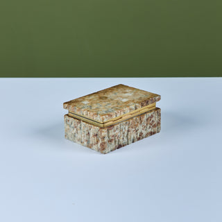 Italian Alabaster Cigarette Box