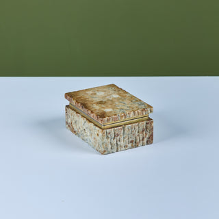Italian Alabaster Cigarette Box