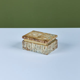 Italian Alabaster Cigarette Box