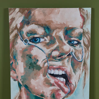 'Balao' Portrait Painting by Melise Hill - I