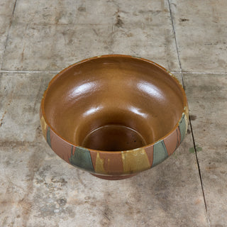 David Cressey Pro/Artisan Flame Glazed Bowl Planter for Architectural Pottery