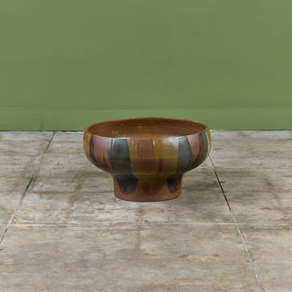 David Cressey Pro/Artisan Flame Glazed Bowl Planter for Architectural Pottery
