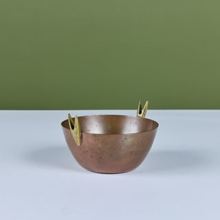 Carl Auböck Copper and Brass Bowl for Illums Bolighus