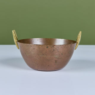 Carl Auböck Copper and Brass Bowl for Illums Bolighus