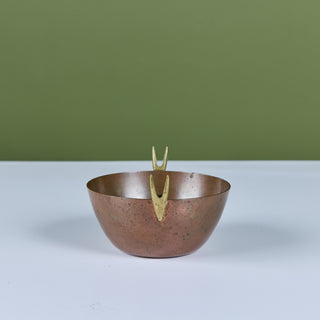 Carl Auböck Copper and Brass Bowl for Illums Bolighus