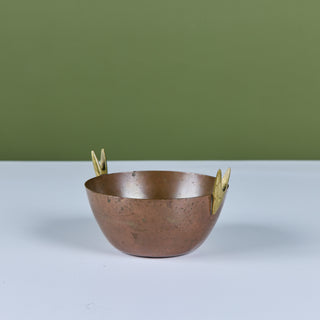 Carl Auböck Copper and Brass Bowl for Illums Bolighus