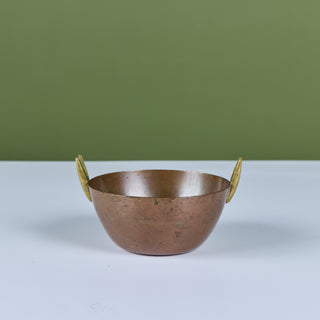 Carl Auböck Copper and Brass Bowl for Illums Bolighus
