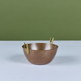 Carl Auböck Copper and Brass Bowl for Illums Bolighus