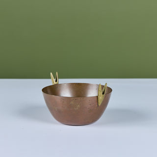 Carl Auböck Copper and Brass Bowl for Illums Bolighus